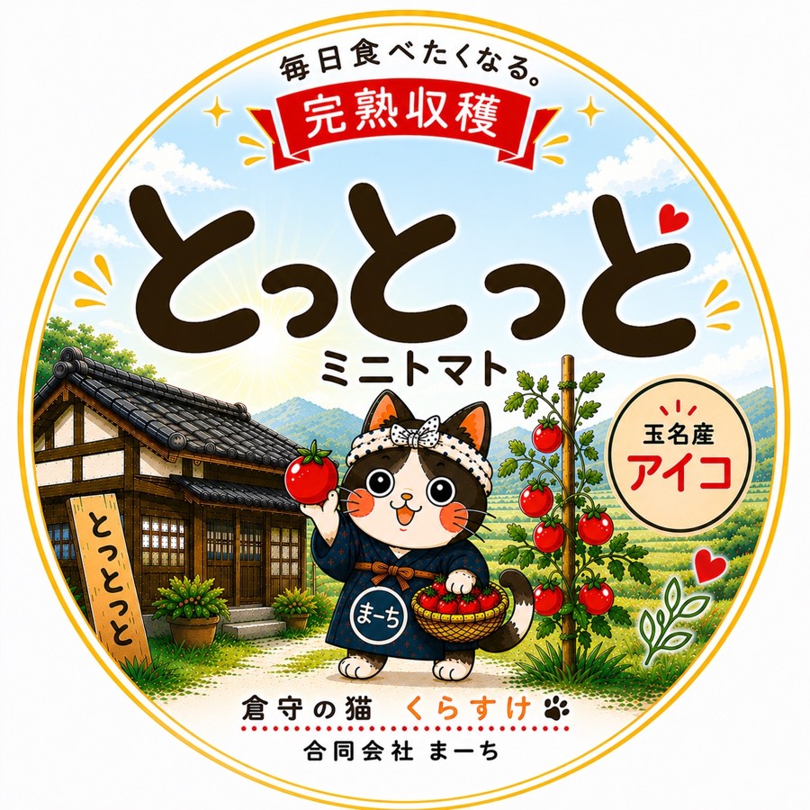 とっとっと 玉名産アイコ 完熟ミニトマト